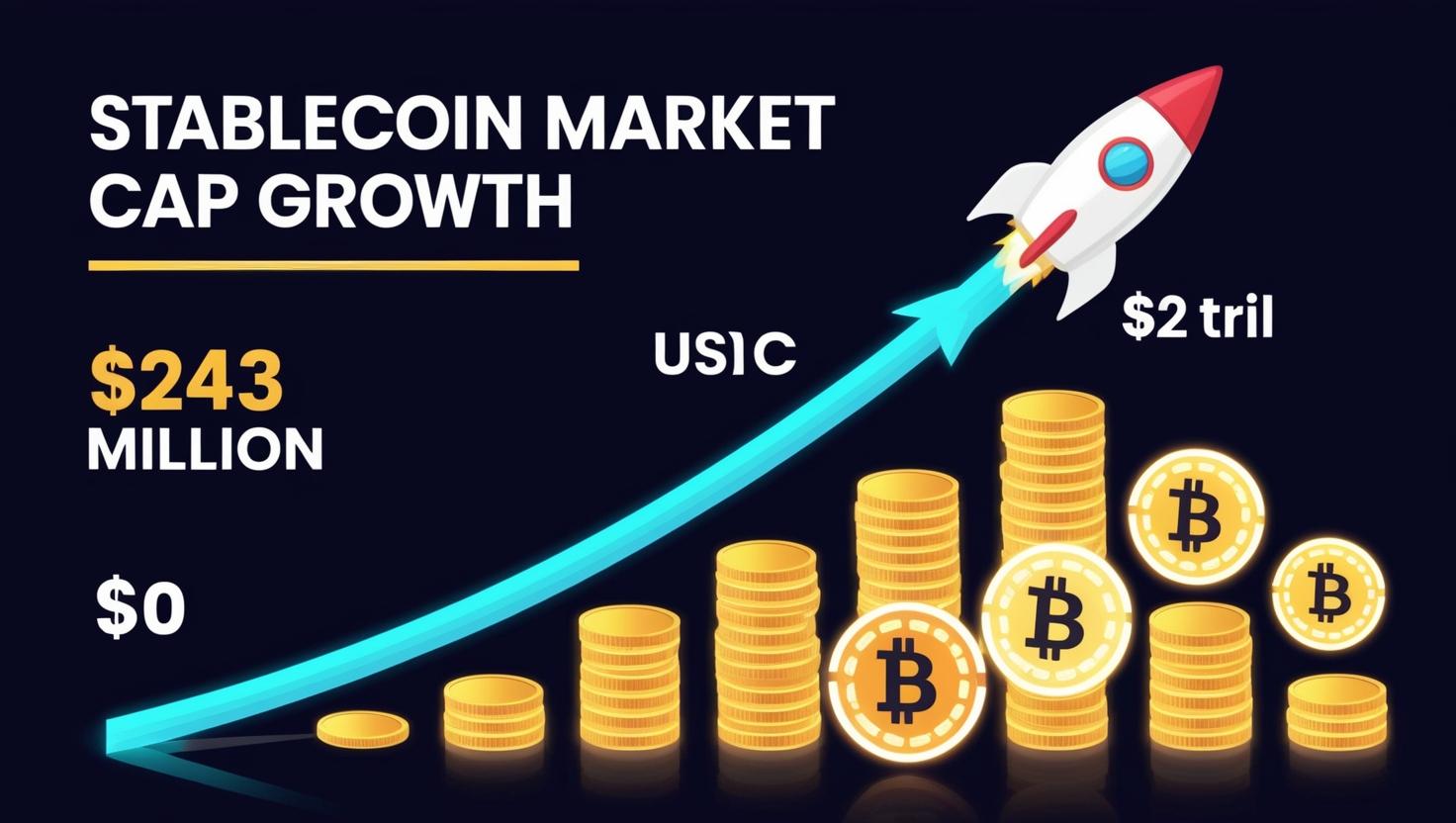 Stablecoin market Cap growth